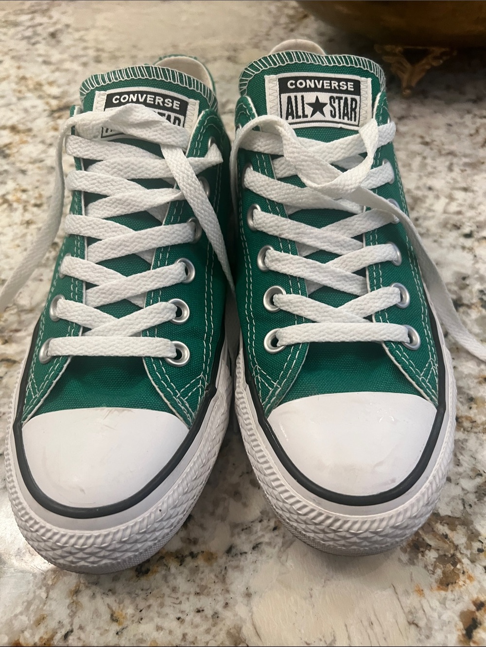 Converse women’s Green Low Top All Star Sneakers
